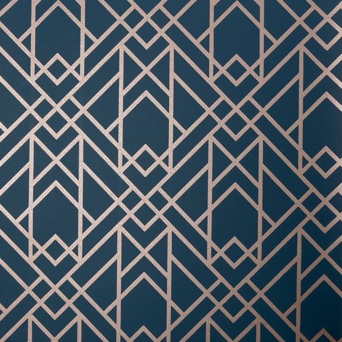 Обои 1838 Wallcoverings Elodie Metro Midnight 1907-140-01